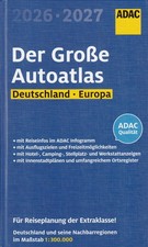 ADAC - Der große Autoatlas 2026 / 2027 Deutschland / Europa - Straßenatlas Karte