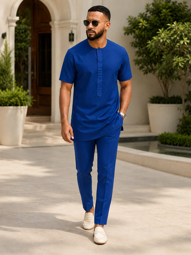 Ade kaftan royal blue - -,