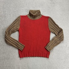 DOLCE&GABBANA Damen Pullover Gr M Wolle Sweater Strickpullover Jumper 17007 Rot