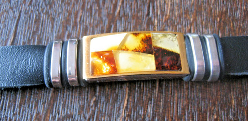 Bernstein armband schwarz - bernstein,