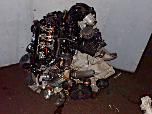 Motor komplett n47d20c 116tkm - motor,