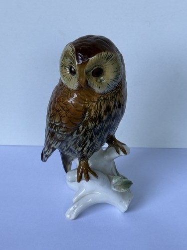 Eule porzellanfigur karl - porzellanfigur,