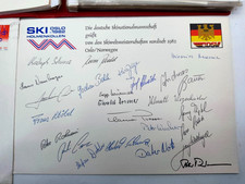 Original Autogramme Ski WM