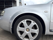 V8 Kotflügel links Audi A6 S6 RS6 4B BREIT LY7W Lichtsilber silber