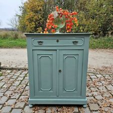 Vertiko Kommode Schrank Anrichte alt antik original, neu lackiert Highboard grün
