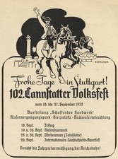 Cannstatter Volksfest Reklame