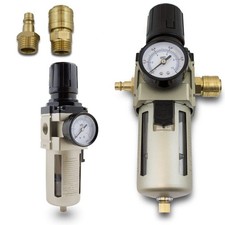 Bituxx Druckluft Wasserabscheider 1/2 Druckminderer Druckregler Filter Kupplung