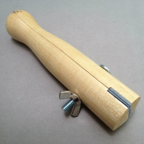 Holz ringklemme lederbacken - ringklemme,
