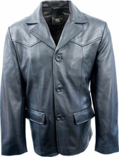 Herren leder blazer - herren,