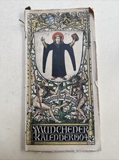 Otto Hupp Münchener Kalender (Wappenkalender) 1904 Heraldik Wappen 31,8 x 16 cm