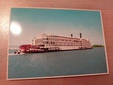 Postkarte Passagierschiff Schaufelraddampfer Mississippi Queen ungelaufen