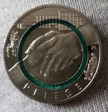 10 EURO Pflege D München grüner Polymerring Jahr 2022 a Rolle Münze stempelglanz