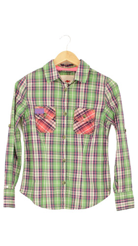 Kangaroos damen bluse kariert - kangaroos,
