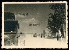Wehrmacht Spähwagen KFZ auf dem Vormarsch - WK2 Foto 10x7cm
