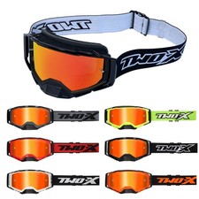 Motocross Brille TWO-X Atom Crossbrille verspiegelt iridium MX DH Enduro