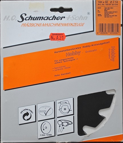 Kreissägeblatt 180x30mm - kreissägeblatt, ∅180x30mm