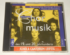 Schola Cantorum Leipzig - CD - Deutsche Chormusik des 19. u. 20. Jahrhunderts