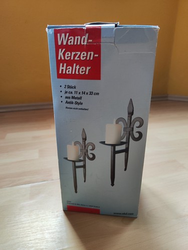 Wandkerzenhalter ovp - 2,