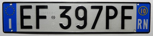 Nummernschild europa - nummernschild,