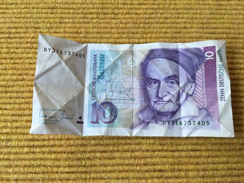 Schein deutsche mark - 10,
