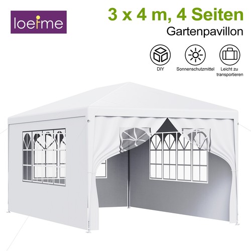 Pavillon 3x3m 3x4m wasserdicht - 3x3m/3x4m,