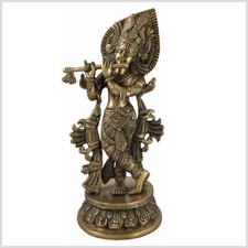 Schöner Krishna mit Flöte