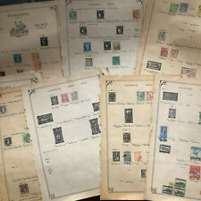 Great Britain, Greece, France- 10 Schwaneberger Seiten - Kleine Sammlung ab 1855