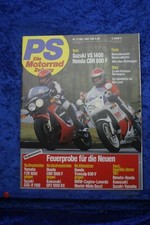 PS Motorrad Zeitung 5/87 Suzuki VS 1400 GSX-R 1100  Honda CBR 600 1000 Transalp