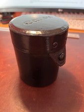 Canon Objektivköcher Köcher lens case schwarz black klein Leder