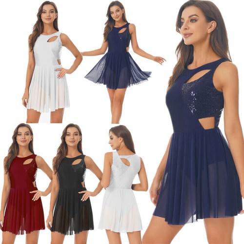 Damen mesh eiskunstlauf kleid - eiskunstlauf,