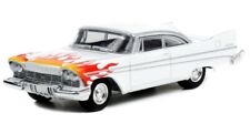 PLYMOUTH Belvedere - 1957 - white with Flames decor - Greenlight 1:64