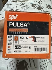 Spit Spezialnägel HC HC6-32, 500 Stück, Gas für Pulsa 800 P / 40P+ Nägel, 32mm