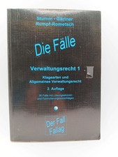 Die Fälle, Verwaltungsrecht Verwaltungsrecht ; 1. Klagearten und Allgemeines Ver