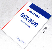 Suzuki GSX-R600 K6-K7 Owners Manual EN Handbuch 2006-2007 06 Bedienungsanleitung