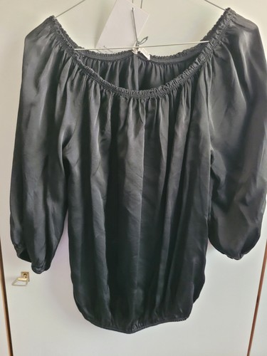 Schwarze carmen bluse - schwarze, carmen-bluse