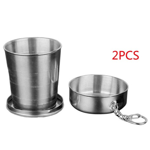240ml edelstahl faltbar - 2x,