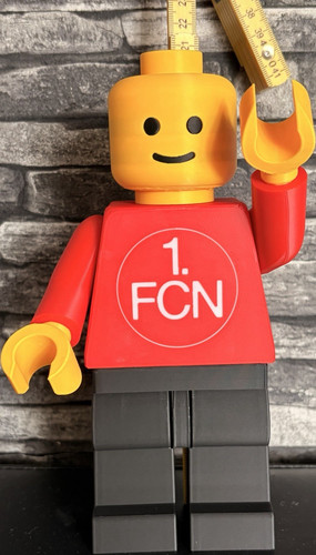 Lego großfigur 20cm rot - großfigur,