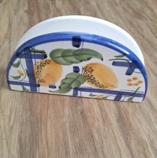 Serviettenhalter aus Keramik Servietten Halter Ständer mehrfarbig