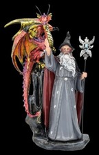 Magier mit Drachen –
