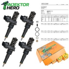 4x 0414720313 Bosch Pumpe Düse Einheit PDE VAG BLS BSU BXJ 1,9TDi 038130073BN