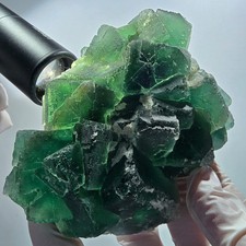 Große Phantom Fluorit, Quarz