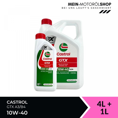 Castrol gtx 10w b4 - a3/b4, vw