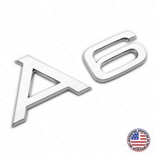 Audi A6 Chrome Rear Letter