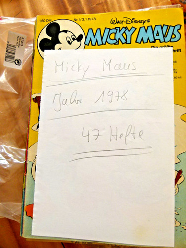 Konvolut micky maus - konvolut,,