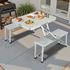 Campingtisch mit Stuhl