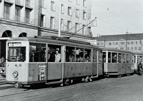 München hauptbahnhof tram - ak,