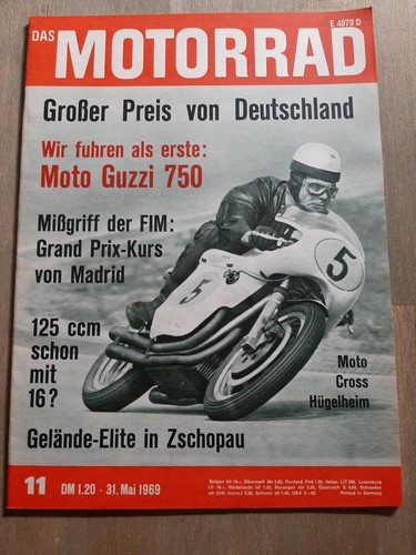 Motorrad 1969 moto - 11/1969, guzzi