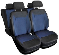 Autositzbezüge schwarz blau - autositzbezüge, schwarz/blau