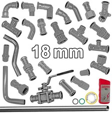 18mm Pressfitting Edelstahl