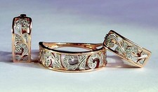 Cocktail Goldschmuck Set 14ct(585)